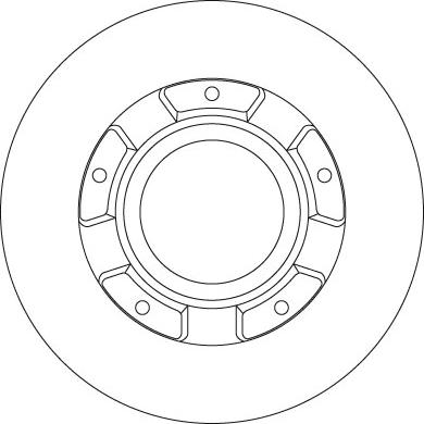 TRW DF6510S - Əyləc Diski furqanavto.az