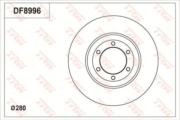 TRW DF8996 - Əyləc Diski furqanavto.az