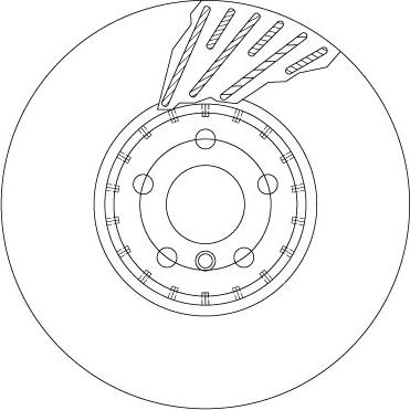 TRW DF8648S - Əyləc Diski furqanavto.az