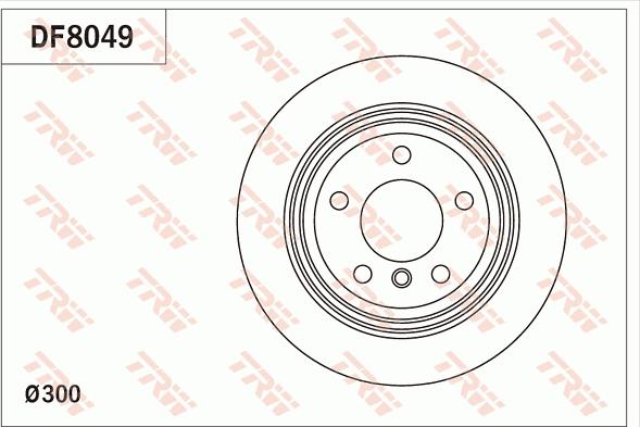 TRW DF8049 - Əyləc Diski furqanavto.az