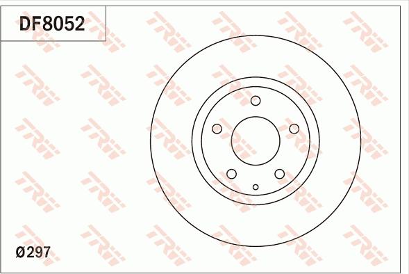 TRW DF8052 - Əyləc Diski furqanavto.az