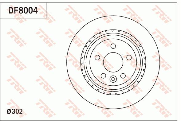 TRW DF8004 - Əyləc Diski furqanavto.az