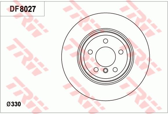 TRW DF8027 - Əyləc Diski furqanavto.az