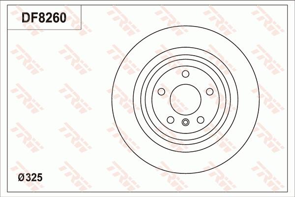 TRW DF8260S - Əyləc Diski furqanavto.az