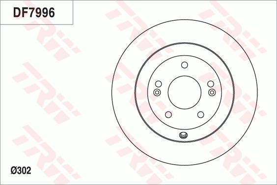 TRW DF7996 - Əyləc Diski furqanavto.az