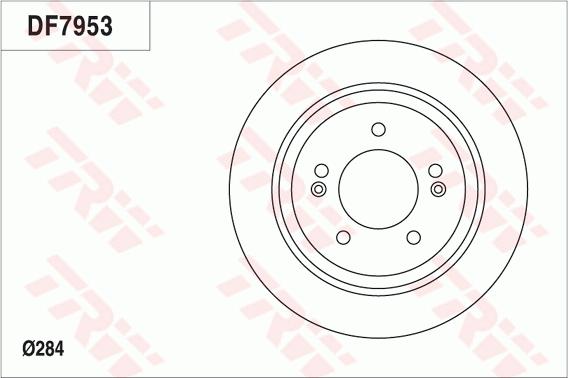 TRW DF7953 - Əyləc Diski furqanavto.az