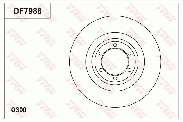 TRW DF7988 - Əyləc Diski furqanavto.az