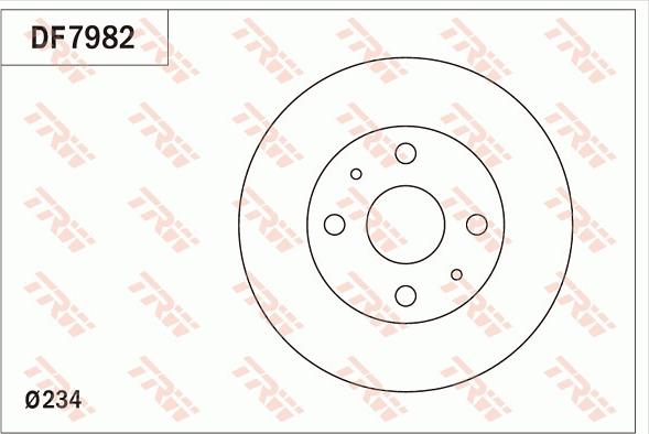 TRW DF7982 - Əyləc Diski furqanavto.az