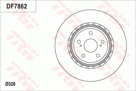 TRW DF7862 - Əyləc Diski furqanavto.az