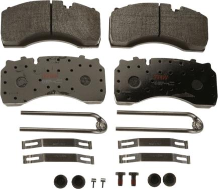 TRW GDB5084 - Əyləc altlığı dəsti, əyləc diski furqanavto.az