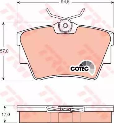 Alpha Brakes HKT-RE-011 - Əyləc altlığı dəsti, əyləc diski furqanavto.az