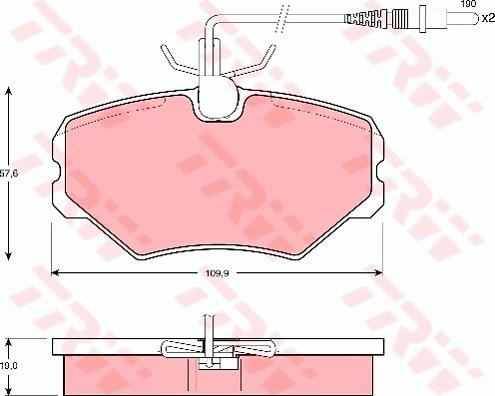 HELLA T5093 - Əyləc altlığı dəsti, əyləc diski furqanavto.az