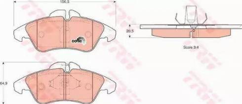 Alpha Brakes HKP-VW-029 - Əyləc altlığı dəsti, əyləc diski furqanavto.az