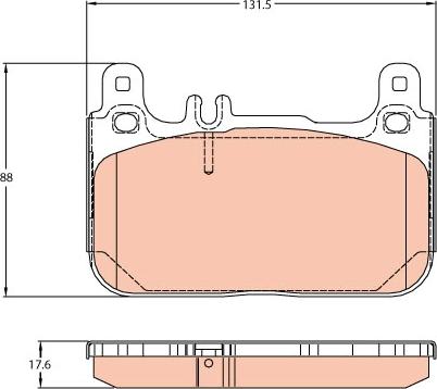 Lucas Electrical GDB2118 - Əyləc altlığı dəsti, əyləc diski furqanavto.az