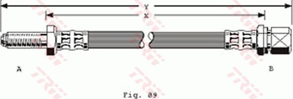 TRW PHB107 - Əyləc şlanqı furqanavto.az