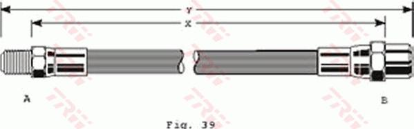 TRW PHB125 - Əyləc şlanqı furqanavto.az