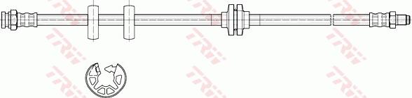 TRW PHB399 - Əyləc şlanqı furqanavto.az