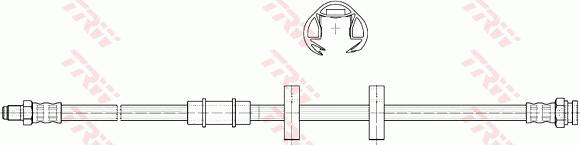 TRW PHB327 - Əyləc şlanqı furqanavto.az