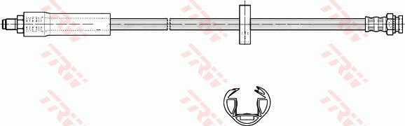 TRW PHB282 - Əyləc şlanqı furqanavto.az