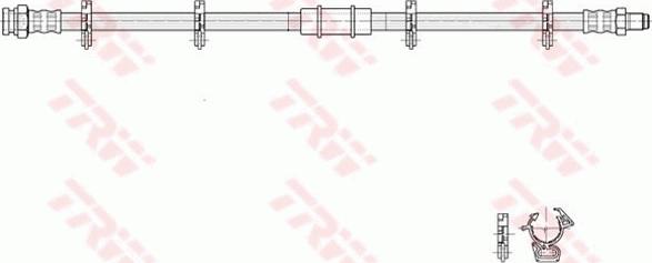 TRW PHB273 - Əyləc şlanqı furqanavto.az