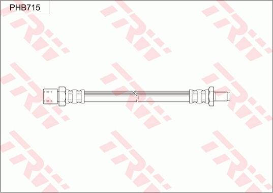 TRW PHB715 - Əyləc şlanqı furqanavto.az