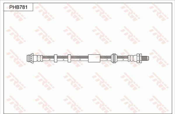 TRW PHB781 - Əyləc şlanqı furqanavto.az