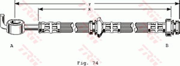 TRW PHD163 - Əyləc şlanqı furqanavto.az