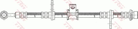 TRW PHD100 - Əyləc şlanqı furqanavto.az