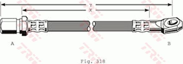 TRW PHD241 - Əyləc şlanqı furqanavto.az