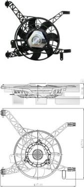 TYC 810-0041 - Fen, radiator furqanavto.az