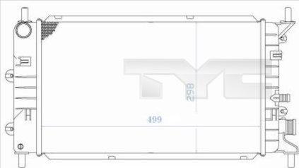 TYC 710-0036 - Radiator, mühərrikin soyudulması furqanavto.az