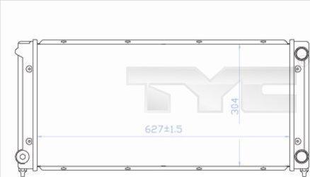 TYC 737-0034 - Radiator, mühərrikin soyudulması furqanavto.az