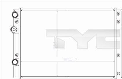 TYC 737-0038 - Radiator, mühərrikin soyudulması furqanavto.az