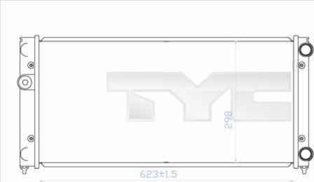 TYC 737-0028 - Radiator, mühərrikin soyudulması furqanavto.az