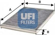 UFI 54.102.00 - Filtr, daxili hava furqanavto.az