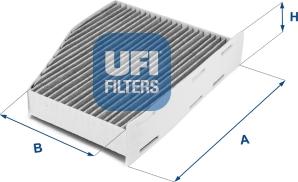 UFI 54.124.00 - Filtr, daxili hava furqanavto.az