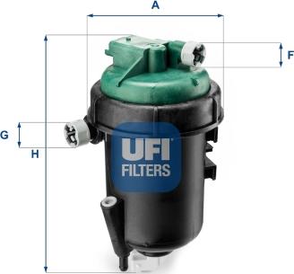 UFI 55.145.00 - Yanacaq filtri furqanavto.az