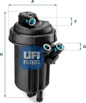 UFI 55.116.01 - Yanacaq filtri www.furqanavto.az