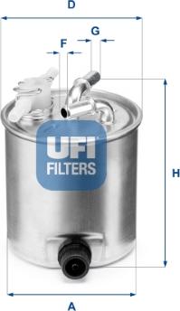 UFI 55.392.00 - Yanacaq filtri furqanavto.az