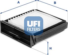 UFI 53.404.00 - Filtr, daxili hava furqanavto.az