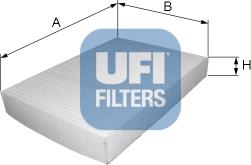 UFI 53.002.00 - Filtr, daxili hava furqanavto.az