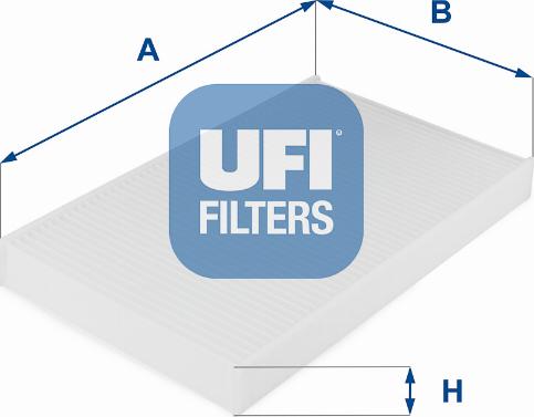 UFI 53.038.00 - Filtr, daxili hava furqanavto.az