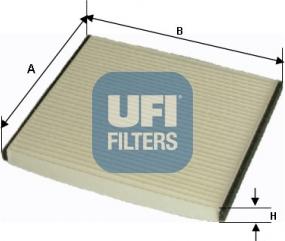 UFI 53.184.00 - Filtr, daxili hava furqanavto.az