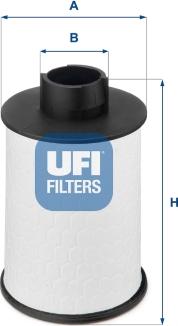 UFI 60.H2O.00 - Yanacaq filtri www.furqanavto.az
