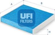 UFI 34.144.00 - Filtr, daxili hava furqanavto.az