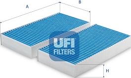 UFI 34.215.00 - Filtr, daxili hava www.furqanavto.az