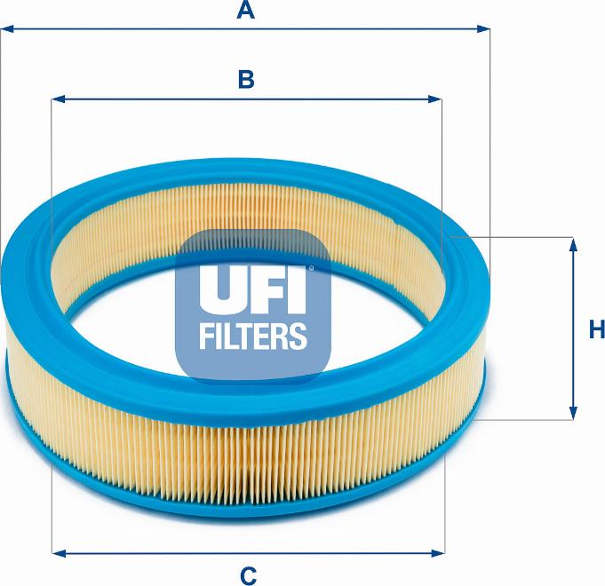 UFI 30.118.01 - Hava filtri furqanavto.az