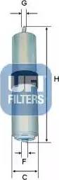 UFI 31.926.00 - Yanacaq filtri furqanavto.az