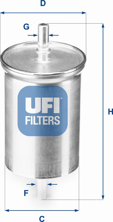 UFI 31.923.00 - Yanacaq filtri furqanavto.az