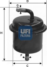 UFI 31.543.00 - Yanacaq filtri furqanavto.az